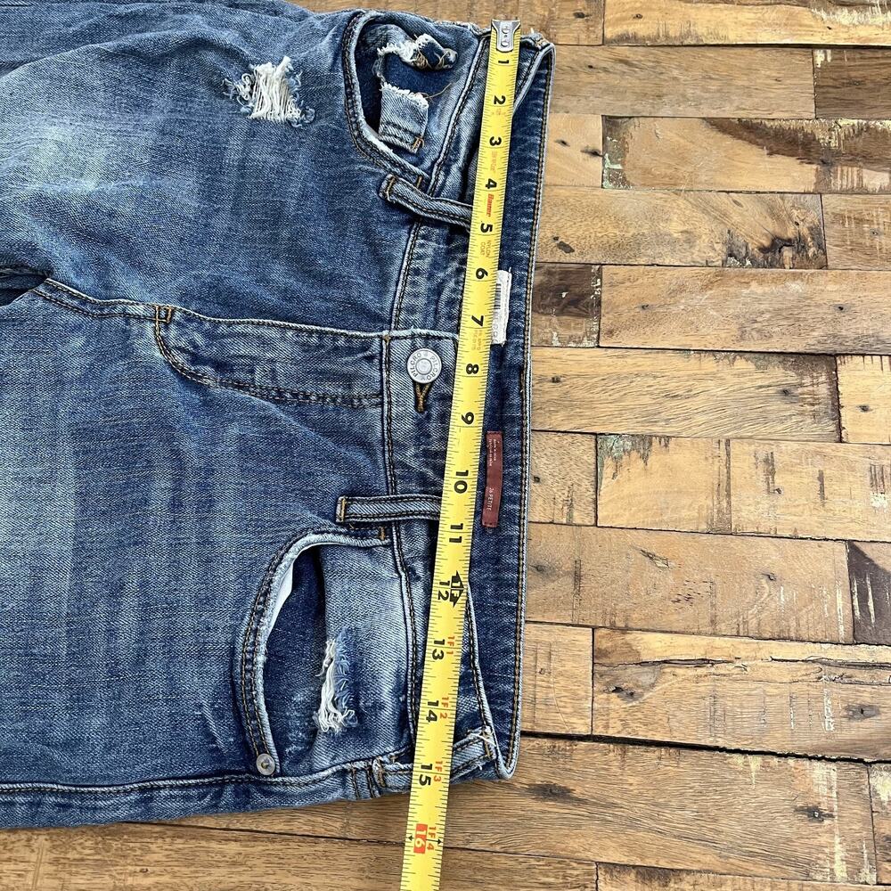 Pilcro The Heritage Boyfriend 26P Jeans Distressed Medium Wash Cotton Blend - Picture 13 of 15